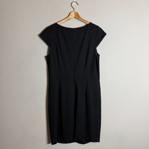 Pendleton Sheath Pencil Knee Length Dress Women's 14 Black Career Professional - Picture 3 of 12